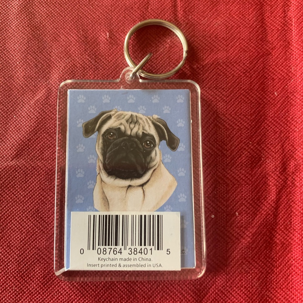 Pug Keychain - Picture 2 of 2